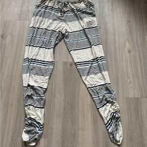 Chaser Blue and White Striped Pajama Pants